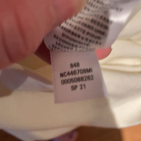 Nordstrom xs v neck pull over ivory nwot - Picture 7 of 7